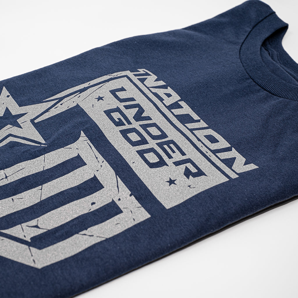 One Nation Under God: Navy Blue | Silver