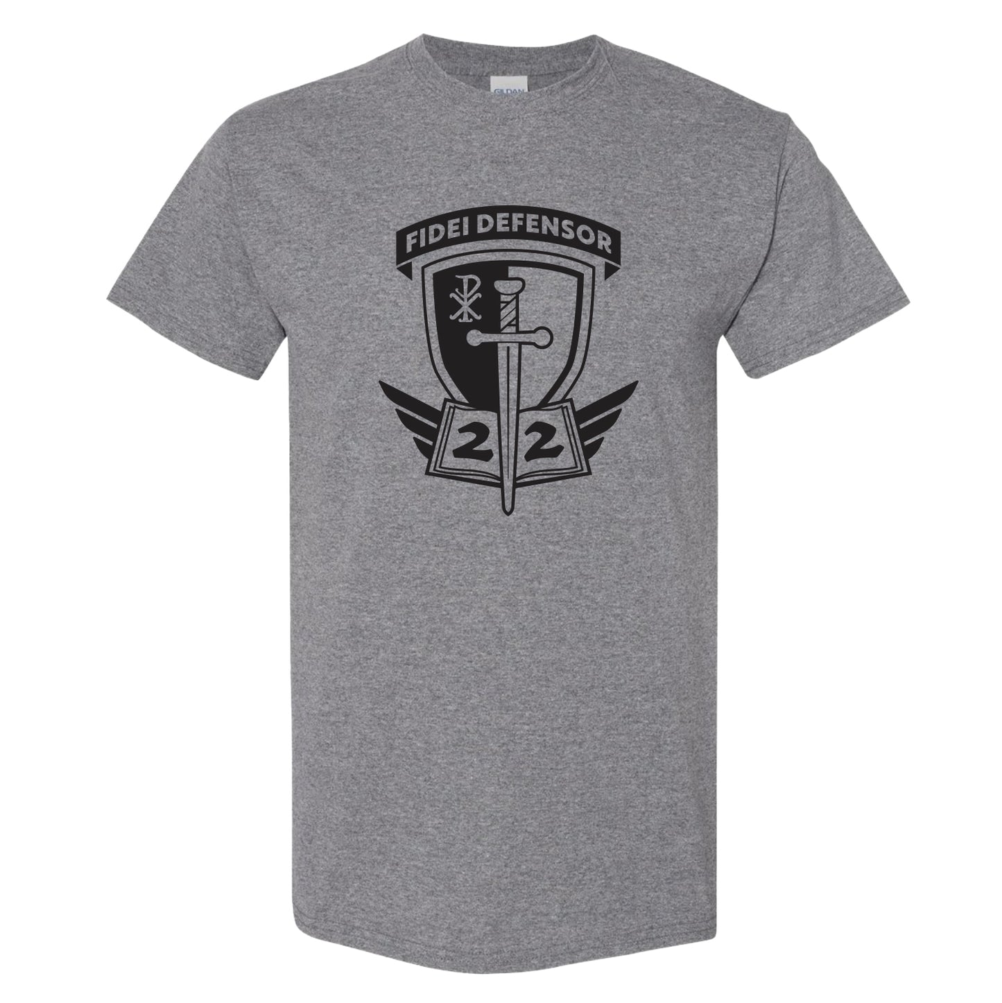 Fidei Defensor: Gray | Black Shirt