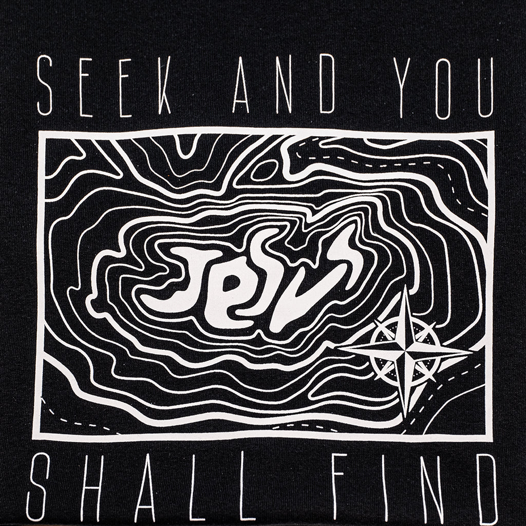 Seek And You Shall Find: Black | White Shirt