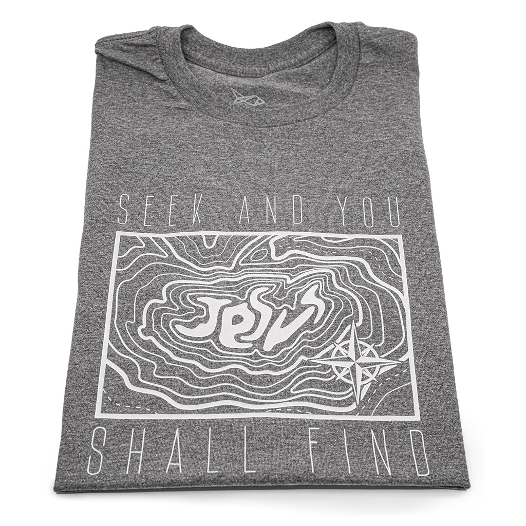 Seek And You Shall Find: Gray | White Shirt