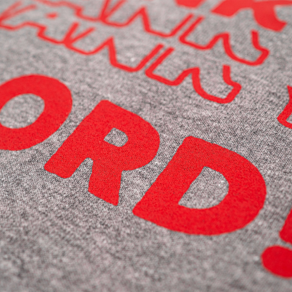 Thank You Lord!: Gray | Red Shirt