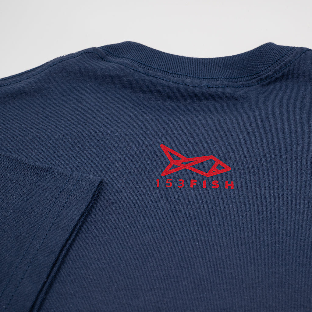 Thank You Lord!: Navy Blue | Red Shirt