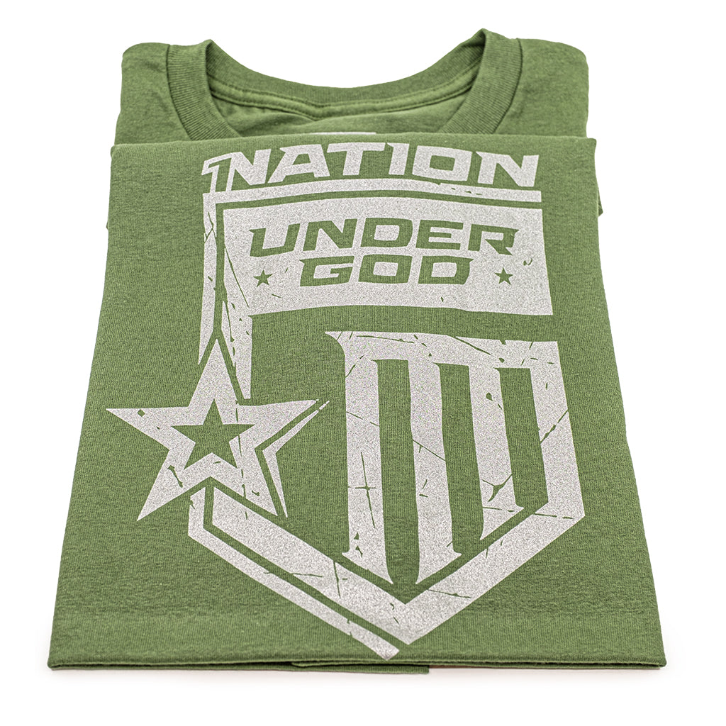 One Nation Under God-Tee (Military Green)