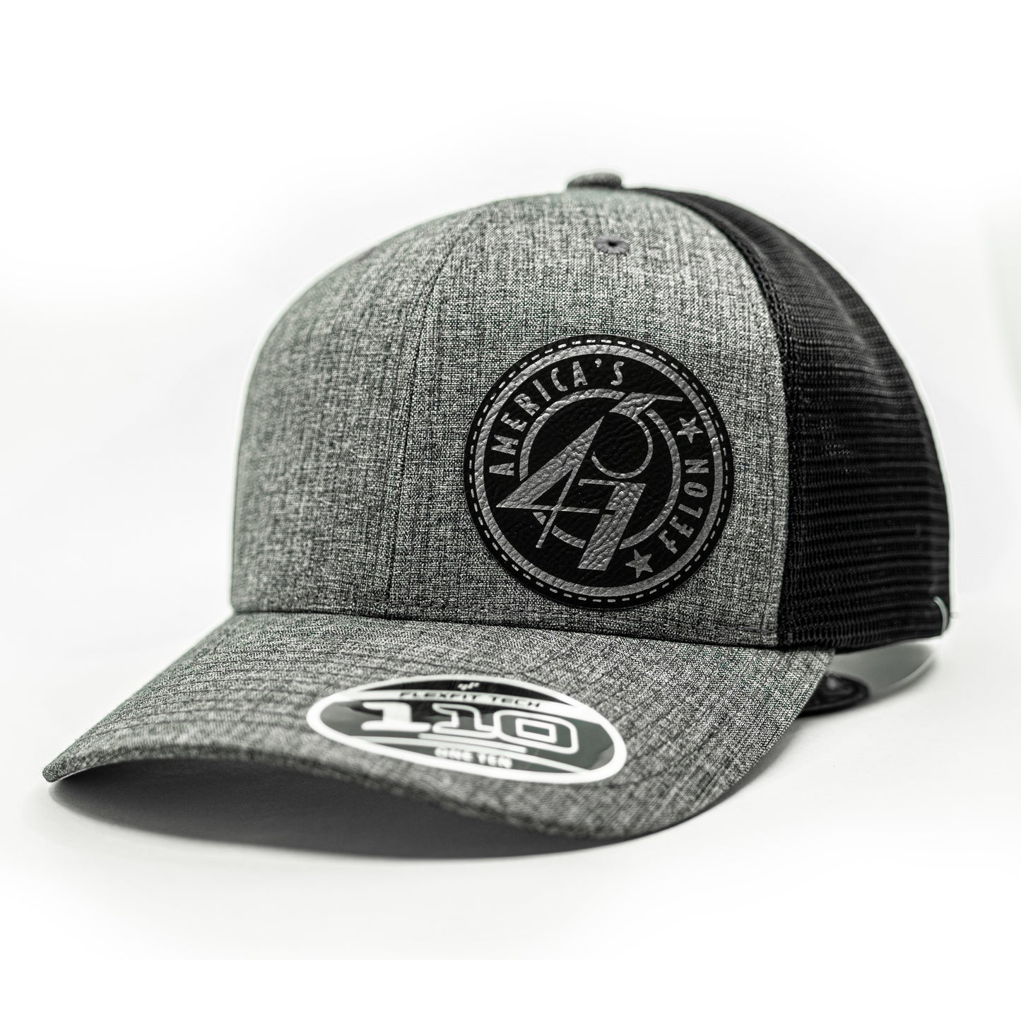 45/47 America's Felon Hat (Melange/Black)