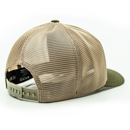 45/47 America's Felon Hat (Olive/Beige)