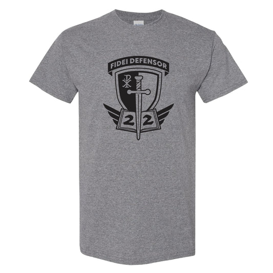 Fidei Defensor: Gray | Black Shirt