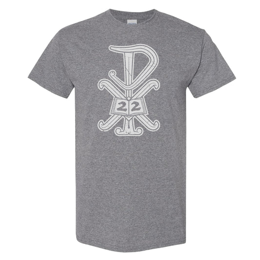 P22 Distressed: Gray | White Shirt
