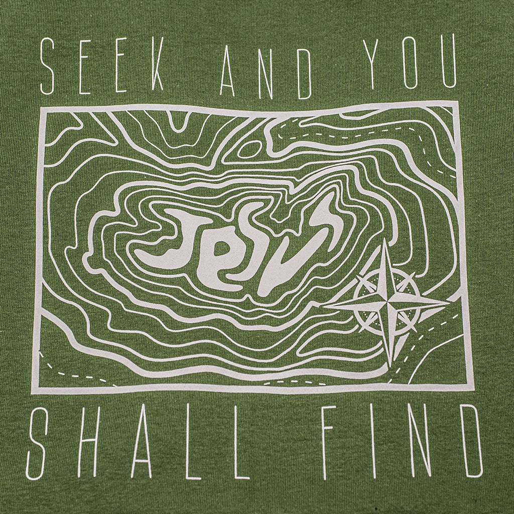 Seek And You Shall Find: Military Green | White Shirt