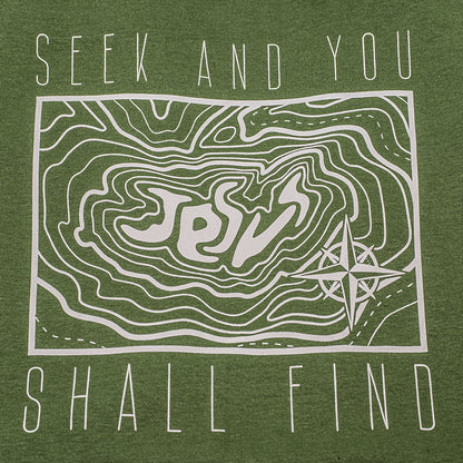 Seek And You Shall Find: Military Green | White Shirt